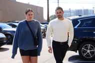 Celebrity Sightings In Los Angeles - Ilona Maher and Alan Bersten - Source: Getty